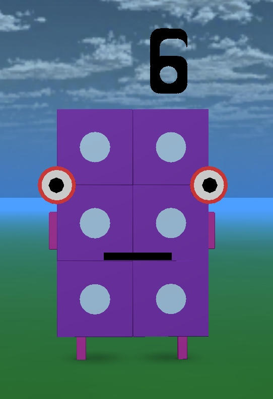 Number Blocks 6 Rig Numberblock 6 by RobloxNoob2006 on DeviantArt