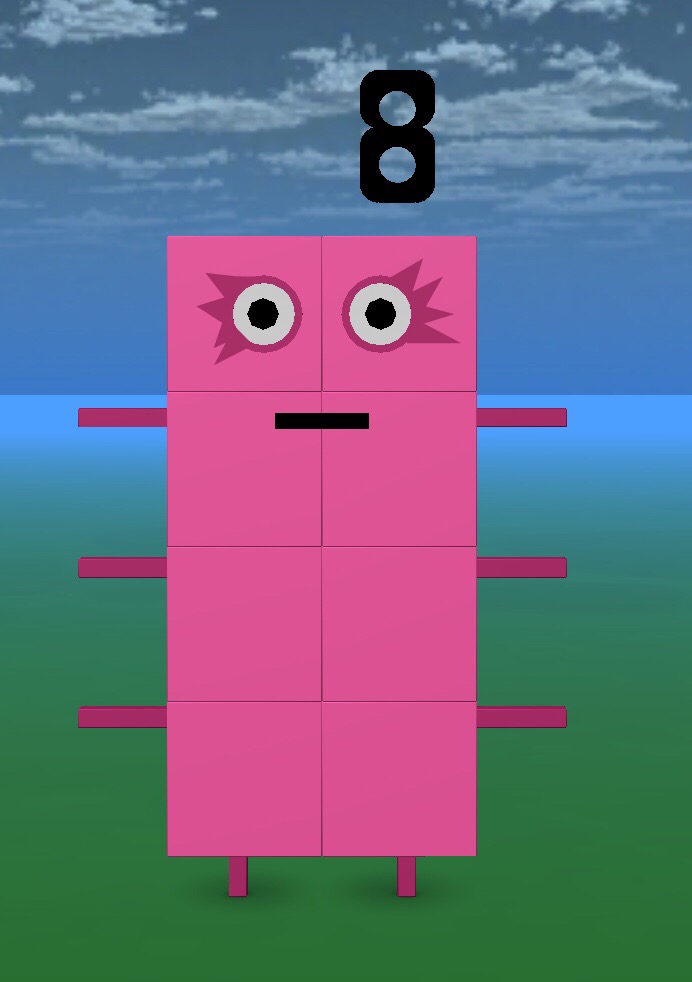 Numberblock 8 by RobloxNoob2006 on DeviantArt