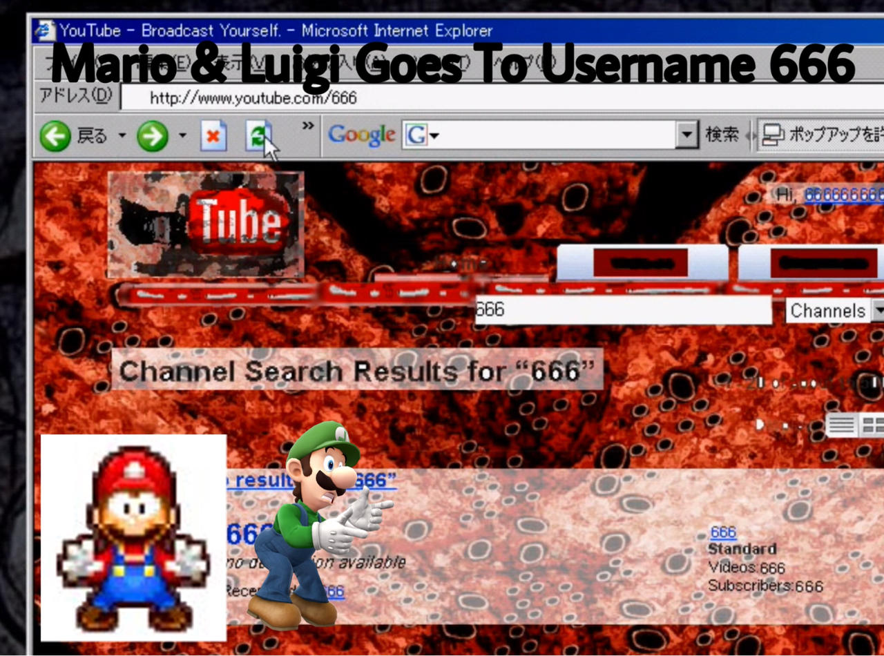 Mario and Luigi Goes To Username 666 by RobloxNoob2006 on DeviantArt