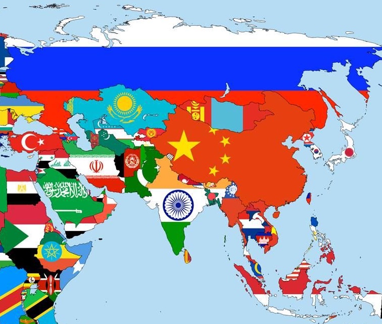 Asia Map (Country Flags) by RobloxNoob2006 on DeviantArt