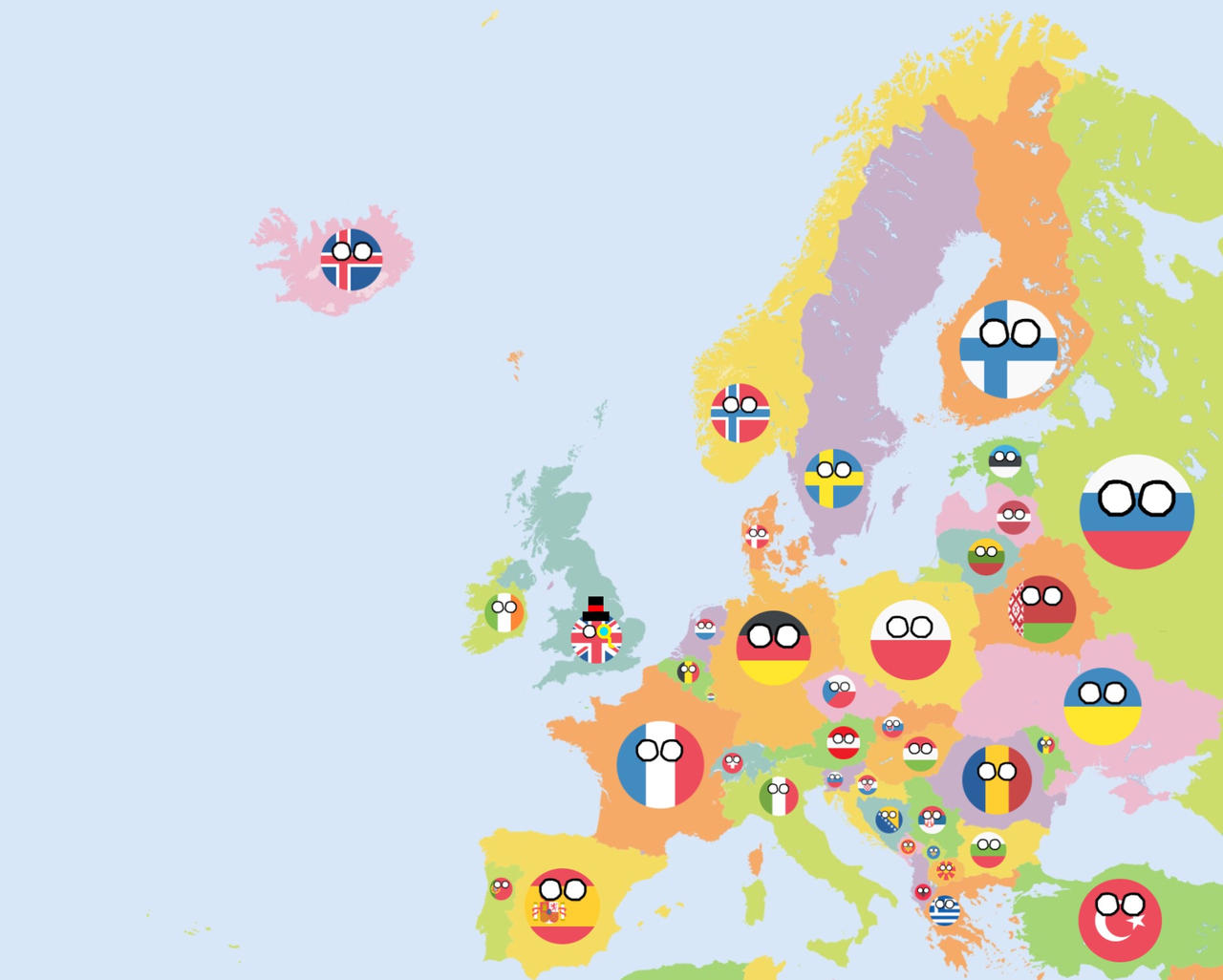 Téléchargement gratuit Images Europe Map Countryballs By Robloxnoob2006 On Deviantart le plus cool par