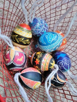 Easter Pysanky Ukrainian  eggs 2016