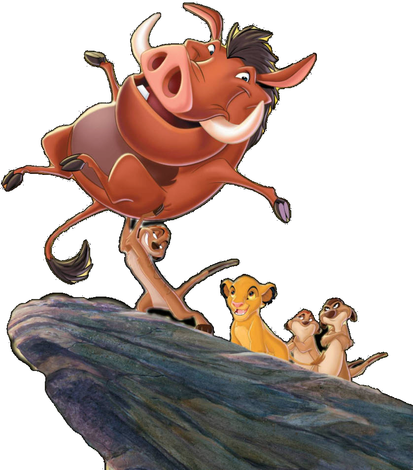 Timon lifting up Pumbaa on Pride Rock (PNG) by Benny199Sanchez on ...