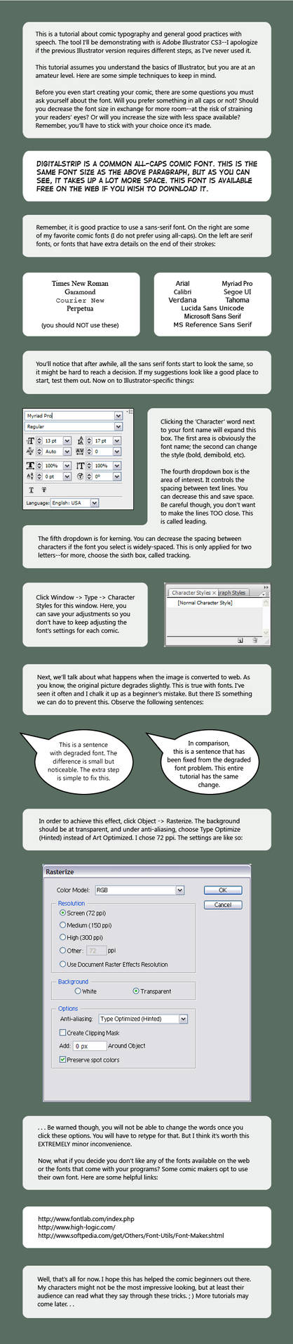 Comic Font Typography Tutorial