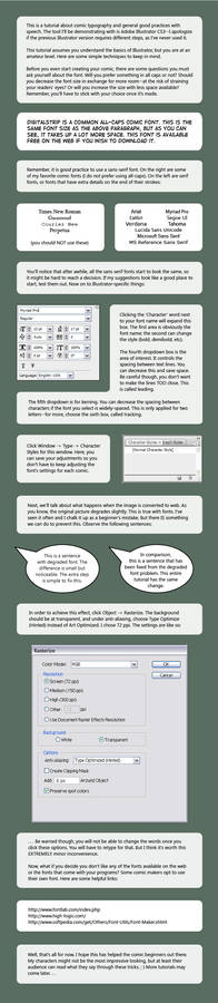 Comic Font Typography Tutorial