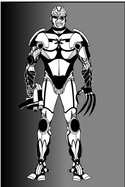 Heromachine Drawing Heromachine 3 : cyborg by Etory on DeviantArt