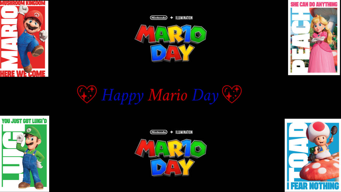 Happy Mario Day Poster #2 by RaymanPixar on DeviantArt