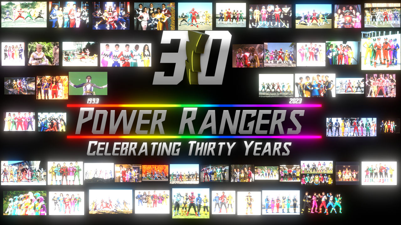 Power Rangers 30th Anniversary by RaymanPixar on DeviantArt