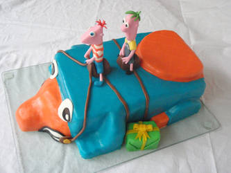 Phineas and Ferb Birthday cake