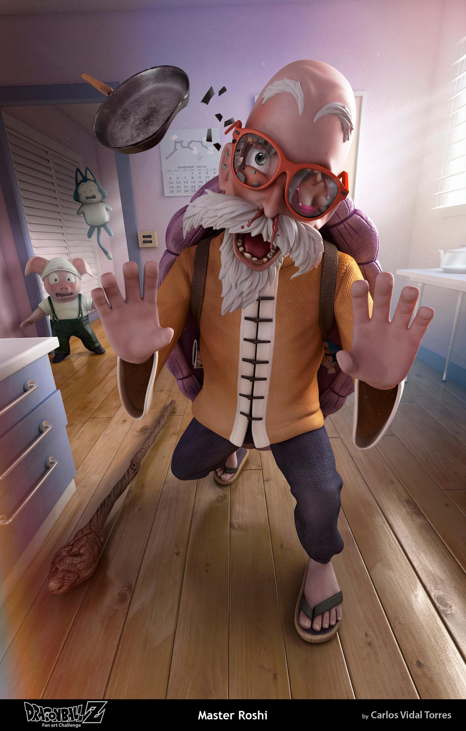 Master Roshi Sprites Master Roshi - Dragonball Z Fan art Challenge by CarlosVidalTorres on ...