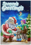 Xmas Card of Kids by chilli49shorty