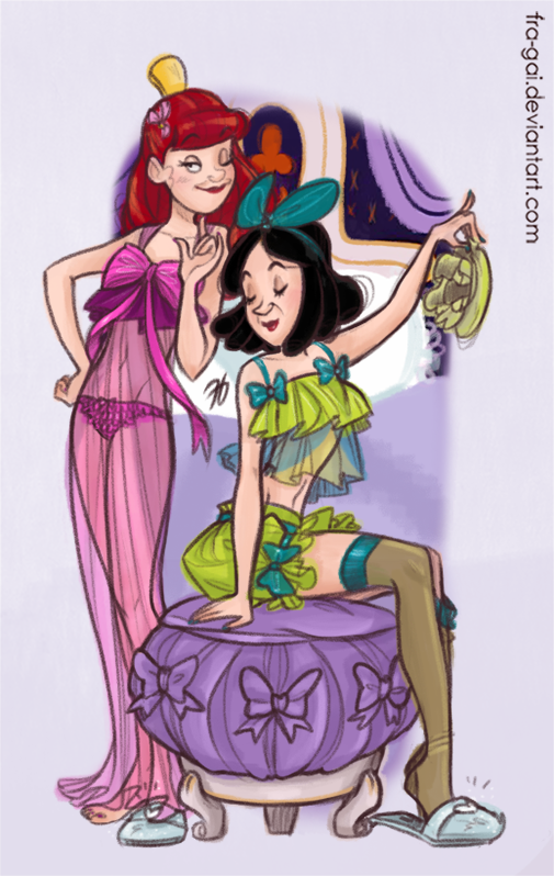 Disney Boudoir: Anastasia and Drizella