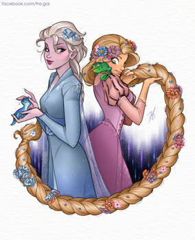 Frozen II: Long braids and reptile besties