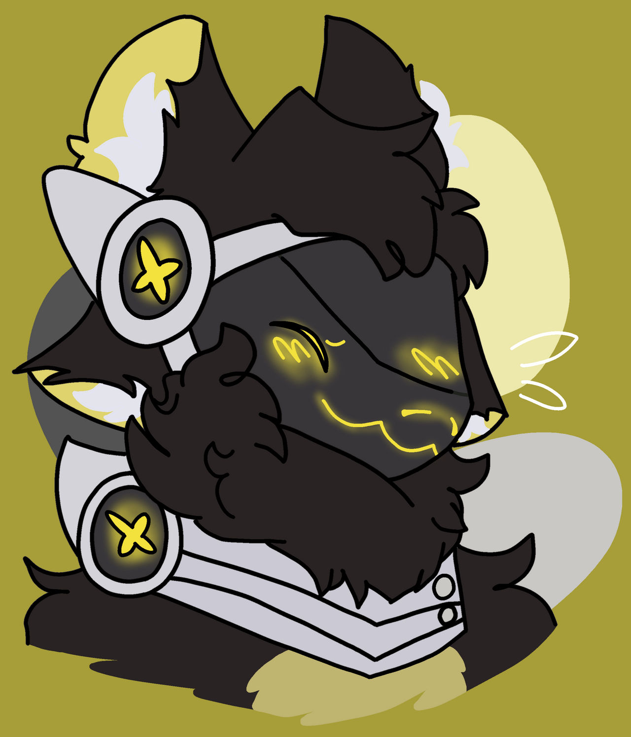 Protogen for my friend :3 by MalasadaTheZigzagoon on DeviantArt
