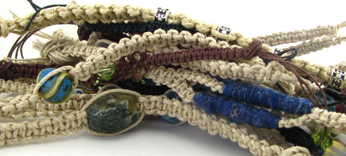 New Pile of Hemp Jewelry