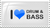 Drum 'n Bass stamp