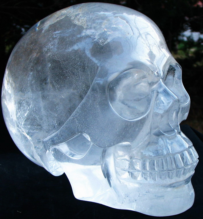 Quartz Crystal Skull 006d