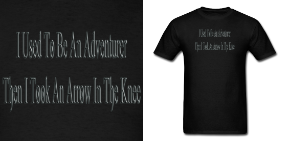 Skyrim I Used To Be An Adventurer Shirt