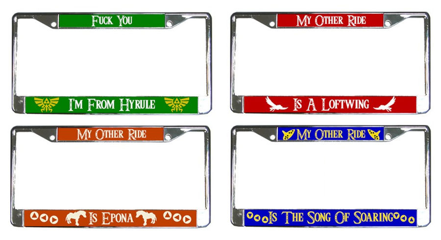 LOZ License Plate Frames