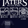 Lord of the Rings Taters T Shirt