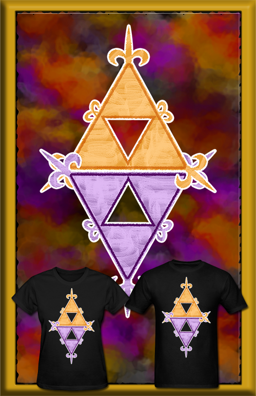 LOZ ALBW Hy Lo Triforces T Shirt