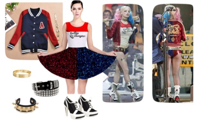 Suicide Squad Harley Quinn Dress Outfit