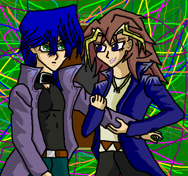 Ariaka and Yuji -Colored-