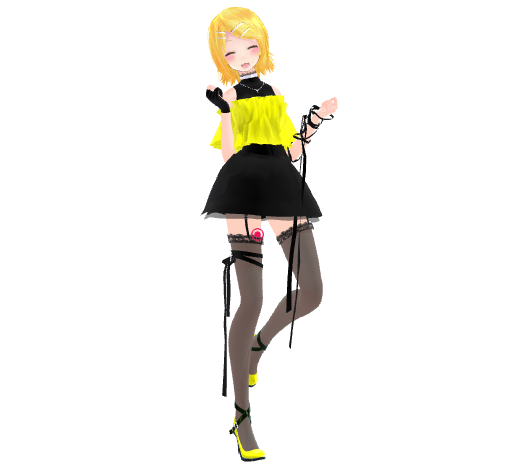 Tda Rin Mmd {MMD} Newcomer: TDA Dress Rin by Sofisan08 on DeviantArt