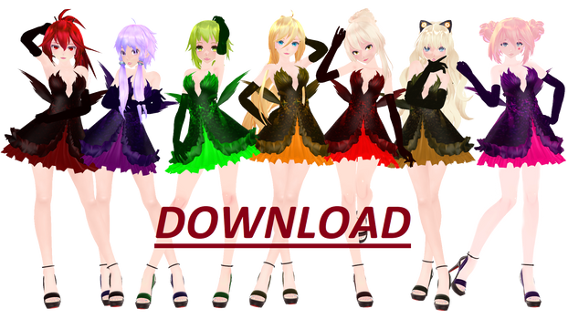 [MMD] .:TDA Swan Lake Girls Pack 1:.//.:DOWNLOAD:.