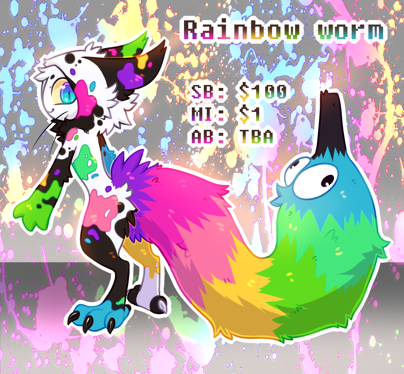 Rainbow worm Impim auction [CLOSED]