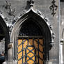 Munich: Medieval castle door