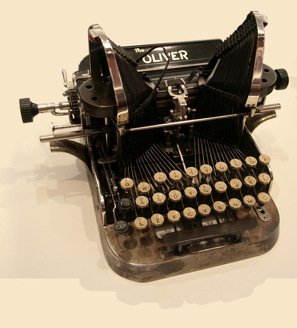 Early typewriter stock - 1895