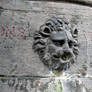 Lion-head stone fountain 2