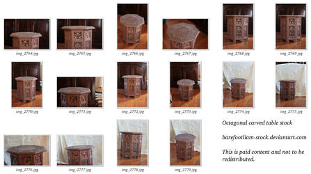 Octagonal Table Stock Pack