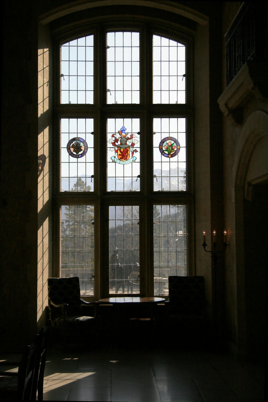 Quiet chairs by Castle Window