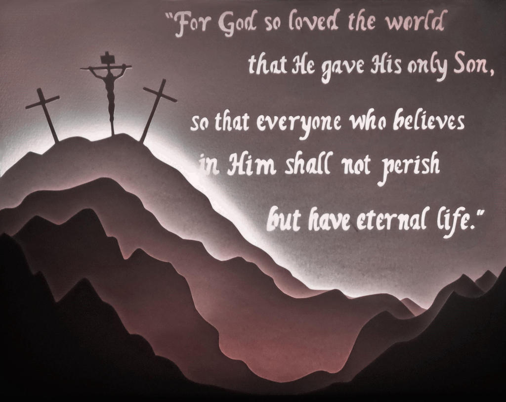 John 3:16 LightBox by GreenYosh