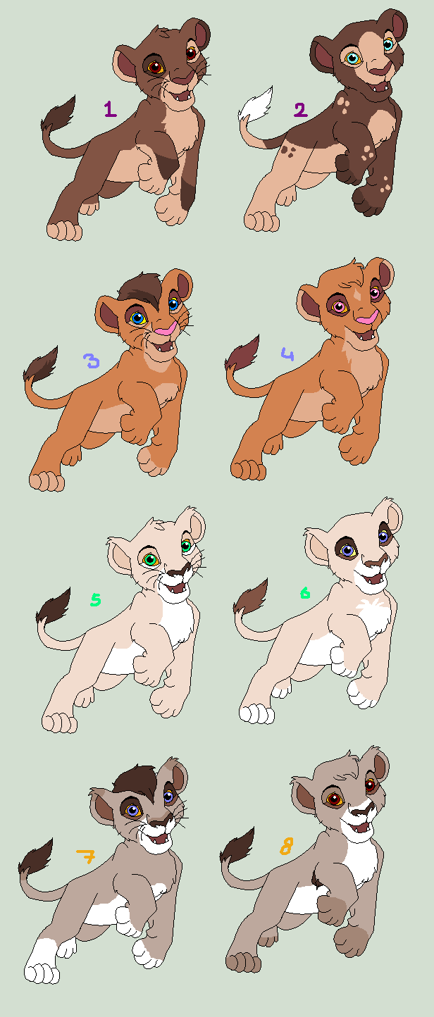 Cheap lion cub adoptables - 2 LEFT