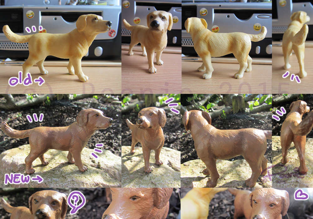 Schleich Labrador - Repaint