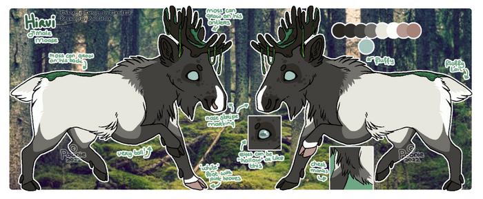 Hirvi - Reference Sheet by PoonieFox