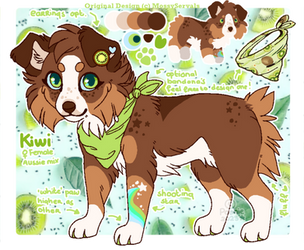 Kiwi - Reference Sheet by PoonieFox