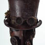 Steampunk Leather Tophat