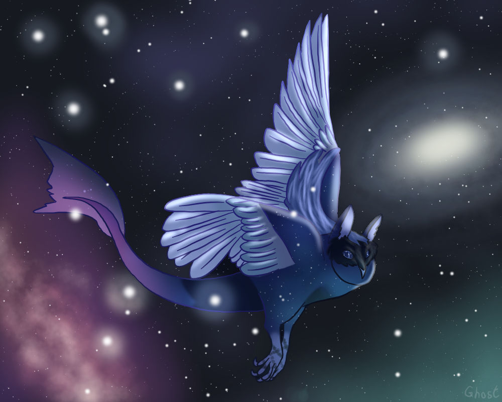 Galactic Meowl Galactic owl by anonymousghost1890 on DeviantArt