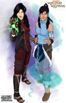 Korra And Asami by TheFireAngel