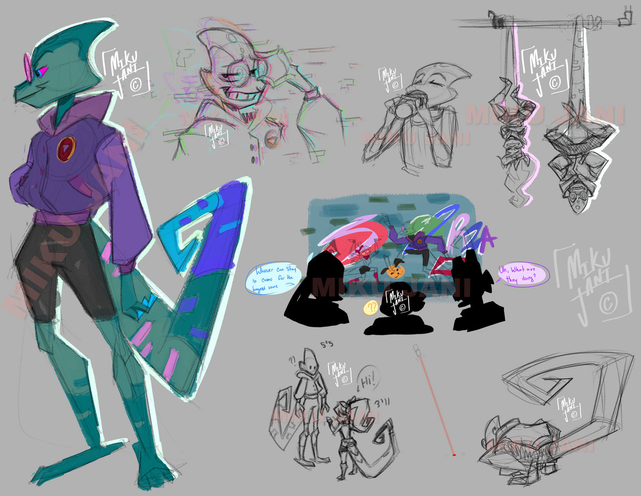 ROTTMNT Melvin fan doodles Miku Jani by MikuJaniArt on DeviantArt