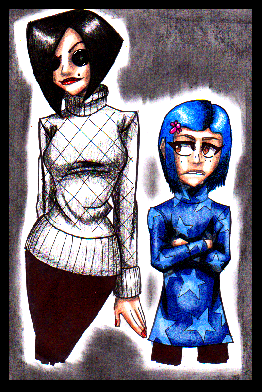 Other mother and coraline by tehcreechibi on DeviantArt.