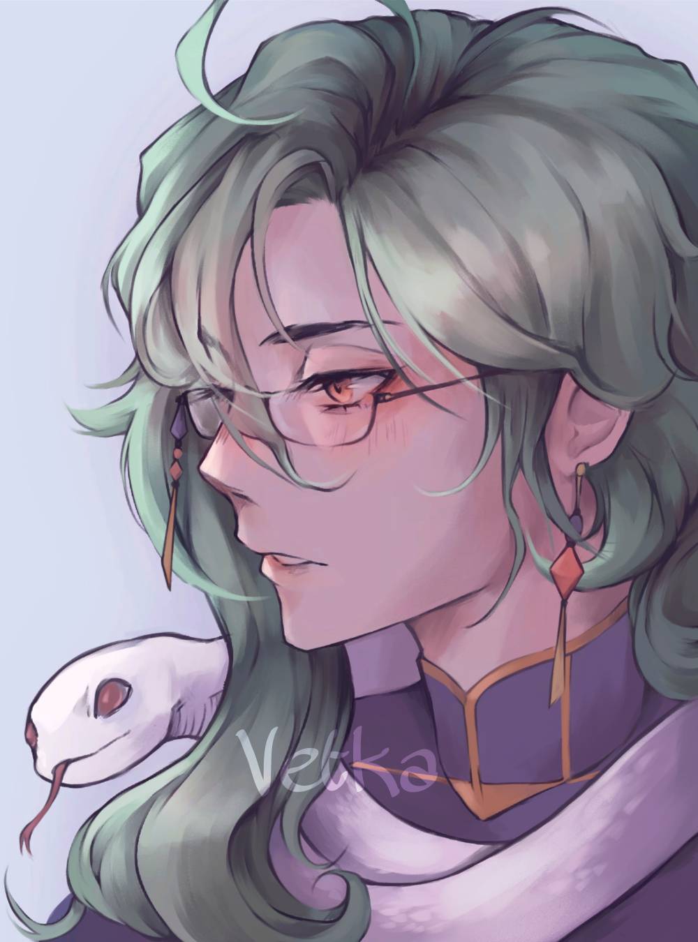 Baizhu fanart (genshin impact) by Vetka-png on DeviantArt