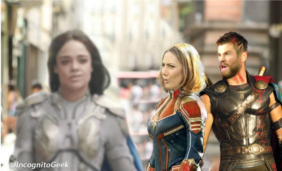 Distracted Captain Marvel by IncognitoGeek on DeviantArt