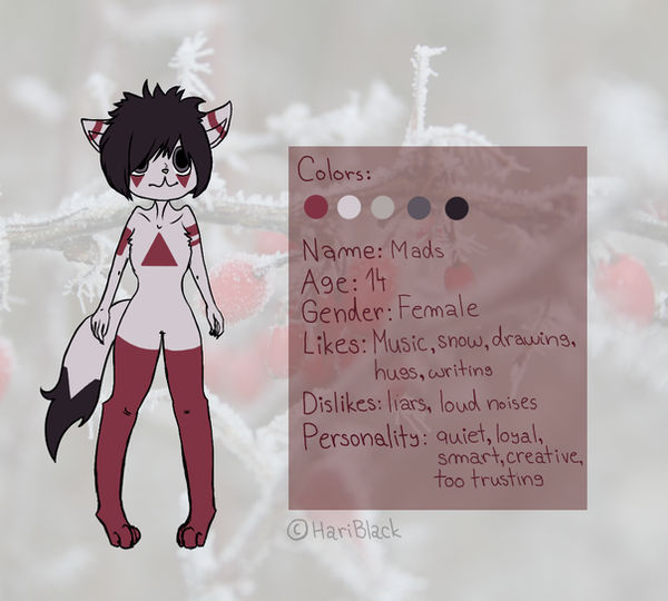 Oc Reading Reference reference sheet oc by HariBlack on DeviantArt