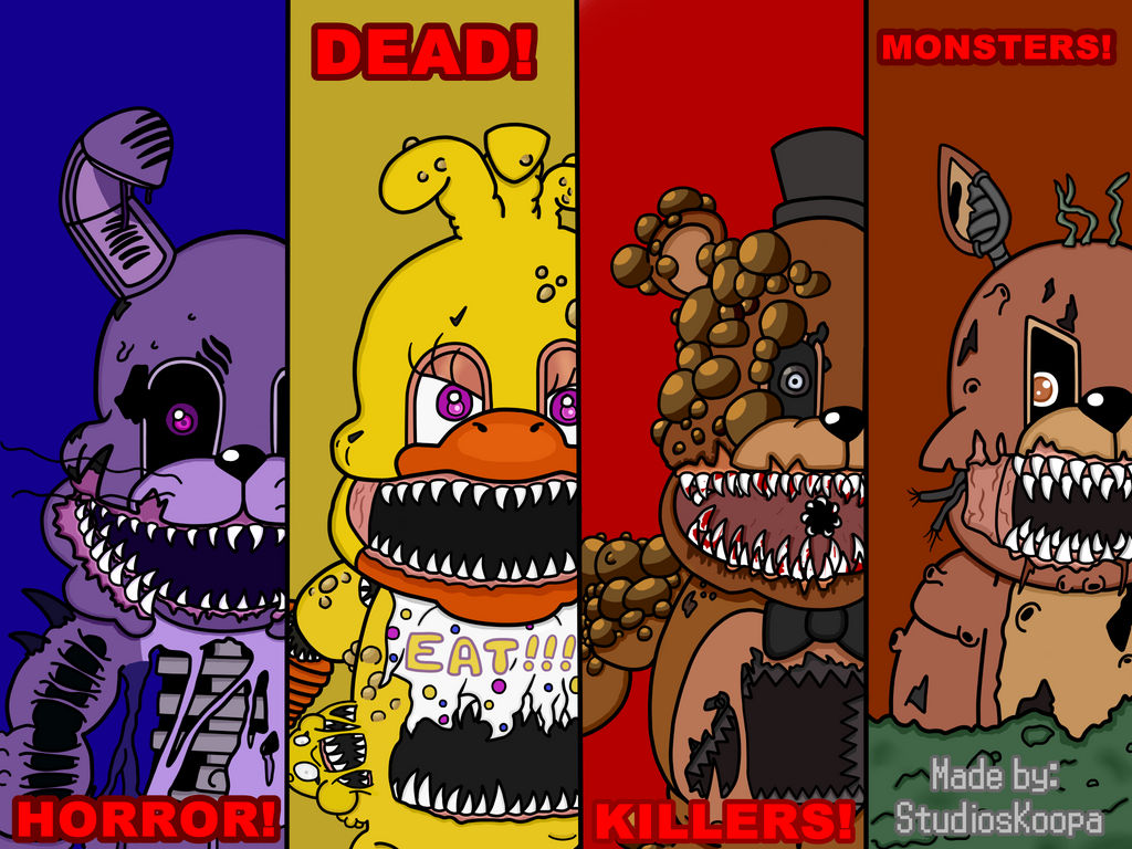 Twisted Animatronics Poster By FiveNightsDrawing On DeviantArt twisted-animatronics-poster-by-fivenightsdrawing-on-deviantart