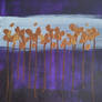 Abstract autumn forest